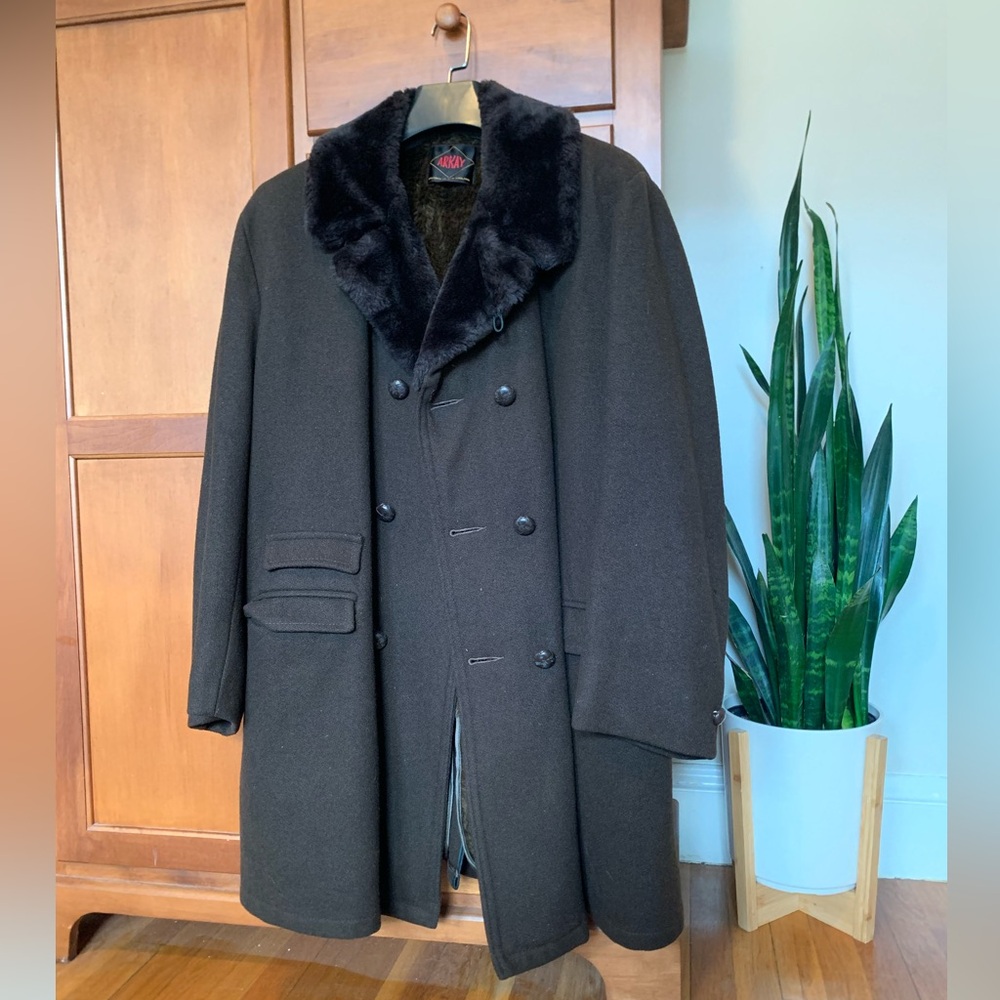 Vintage Wool Top Coat - Arkay Made In New England